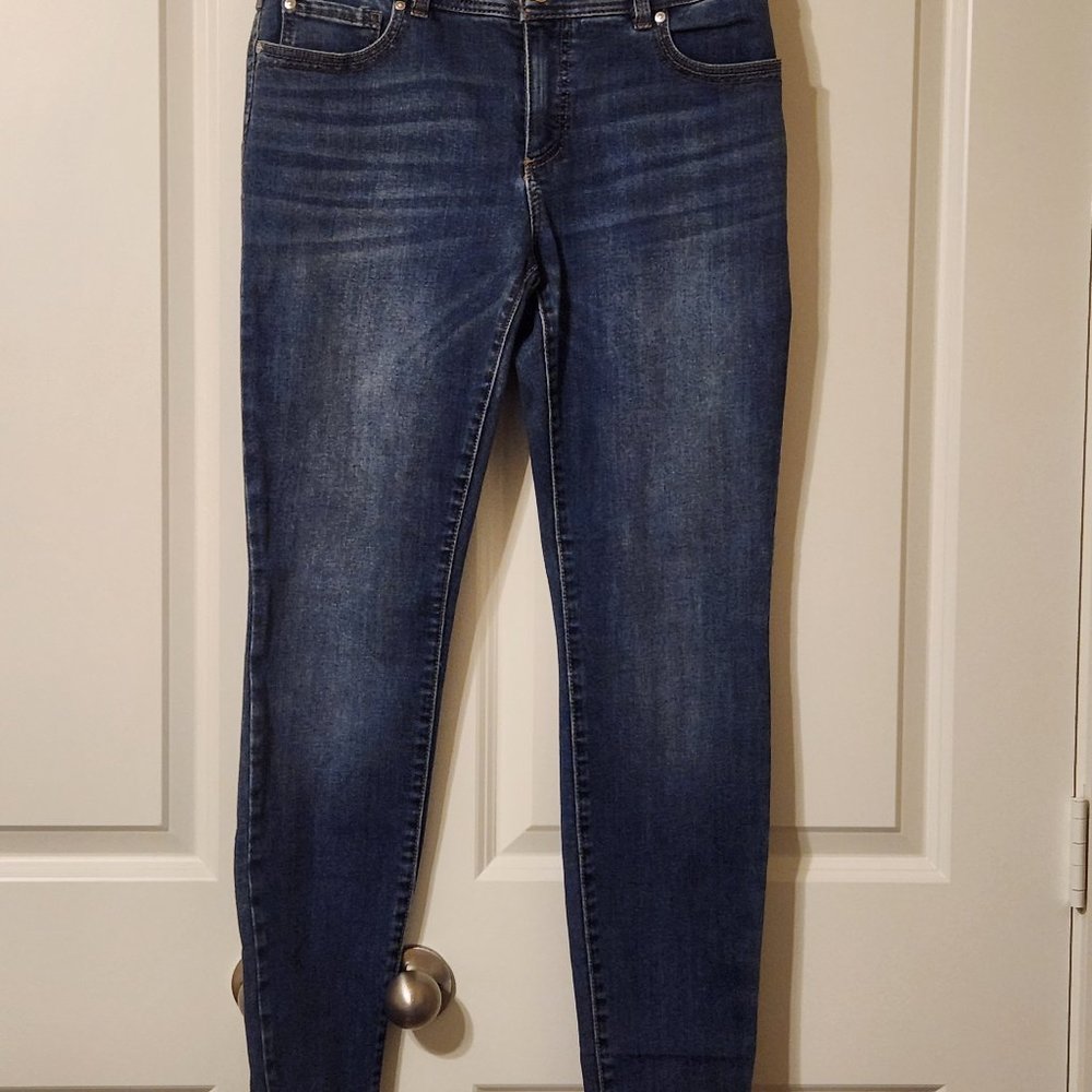 INC International Concepts skinny leg,  curvy fit jeans, size 6